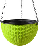 Rattan Style Hanging Pot Ø20CM (Assorted Colours)