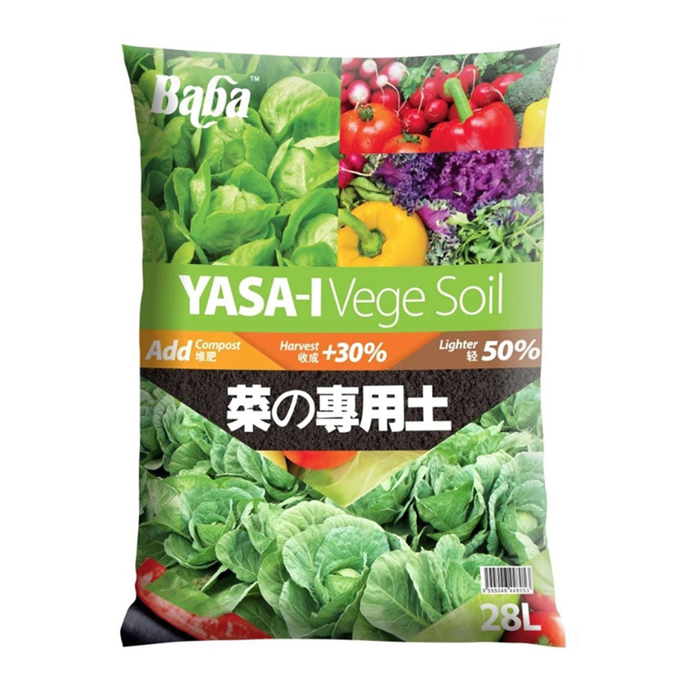 Baba Yasa-i Organic Vegetable Potting Soil (28L)