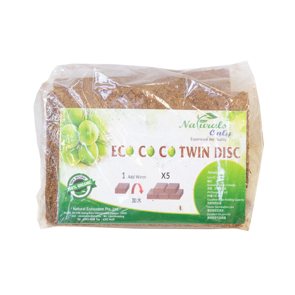 Naturals Only Eco Cocopeat Twin Disc (6L)